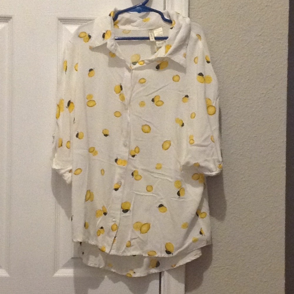 Japna white button up shirt